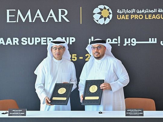 Emaar are the new title sponsor of the UAE Super Cup