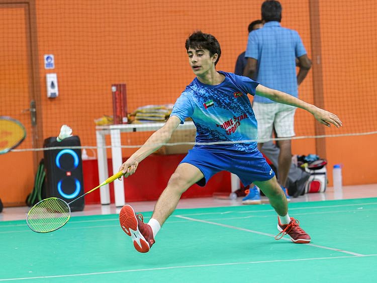 Riyan Malhan UAE badminton player