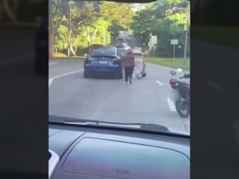 Philippines: Tesla driver faces backlash after road rage, hit-and-run ...