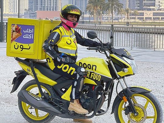 Meet Dubai woman food delivery rider who loves her job
