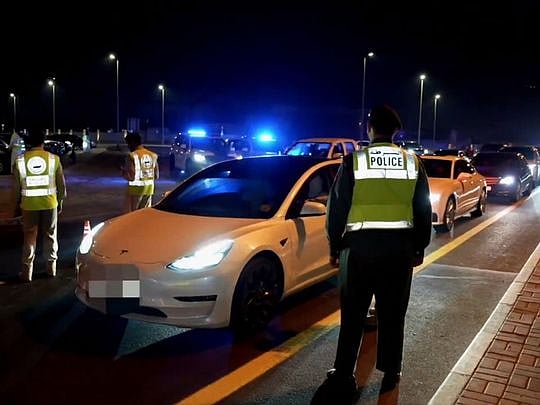 Watch: Dubai Police set up 13 inspection checkpoints to curb illegal ...