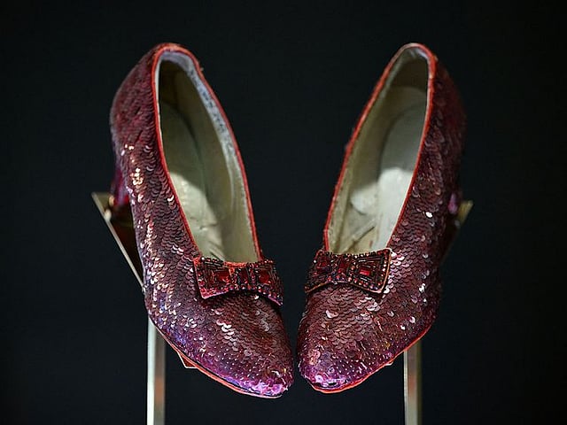 Way up high: Dorothy's ruby slippers fetch record $32.5 million
