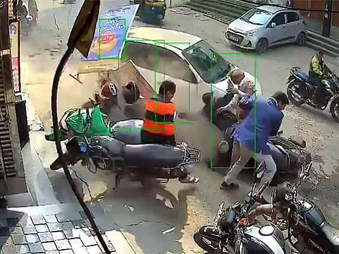 Watch: 17-year-old driver hits pedestrians in New Delhi; 4 injured