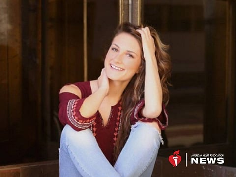 Emma Baker, now 19, had a cardiac arrest in the 8th grade