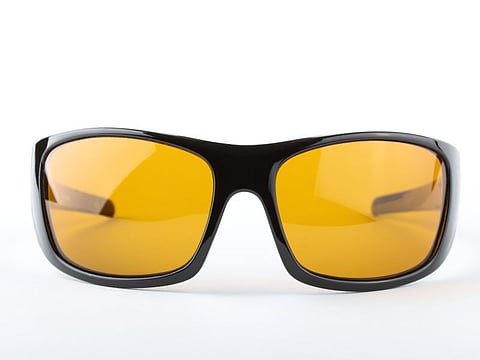 yellow-tinted glasses