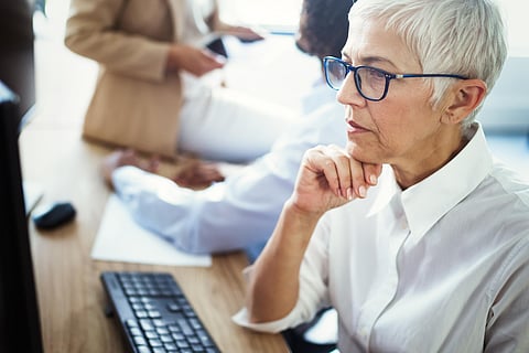 Senior female career professional, business, accountant, attorney, corporate, ceo