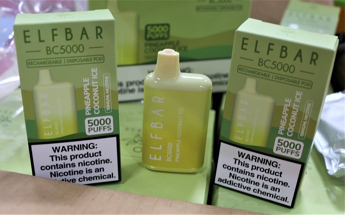 FDA Seizes 1.5 Million Illegal Vaping Products, Including Elf Bar - Vimarsana News