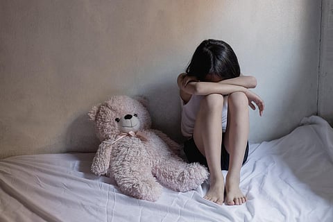 sad girl child abuse depression anxiety