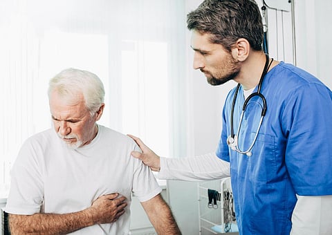 patient doctor man heart