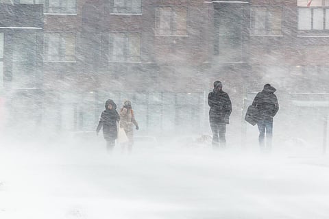 blizzard wind sleet weather climate cold snow