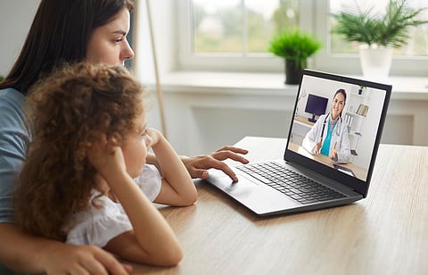 mother child telemedicine telehealth