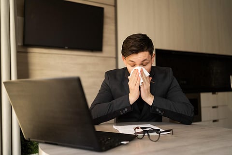 flu sneezing cold sick ill allergies