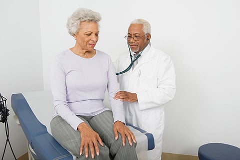 senior patient doctor