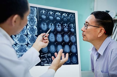 A Doctor Explaining a Diagnosis