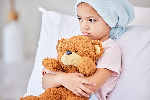 child leukemia hospital toddler