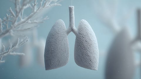 lung disease concept
