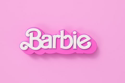 Barbie doll logo.