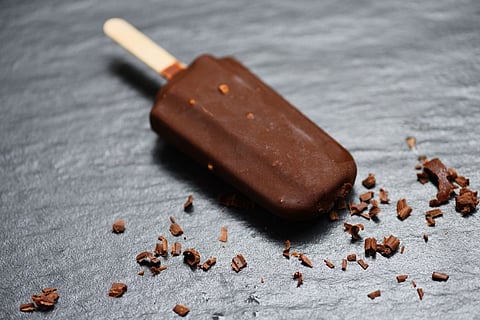 ice cream bar chocolate