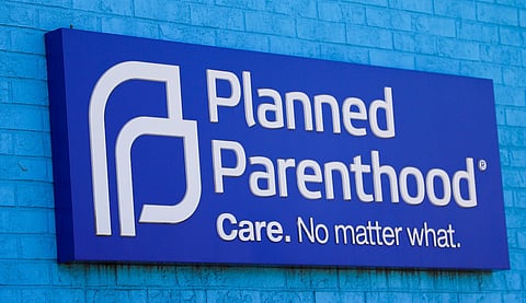 Planned parenthood clinic sign