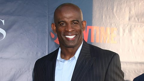 Deion Sanders at the CBS TCA July 2014 Party at the Pacific Design Center on July 17, 2014 in West Hollywood, CA.
