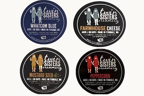 A photo of the recalled cheeses labels