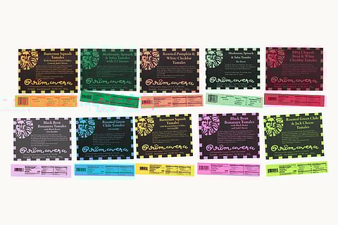 A photo of the recalled tamale labels