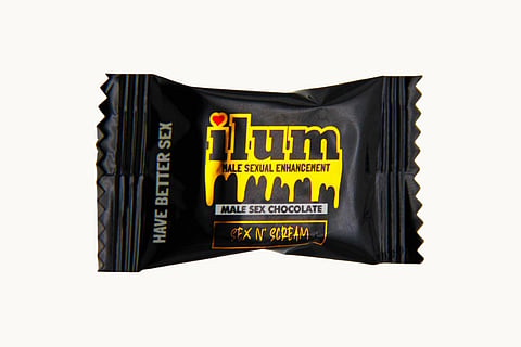 A photo of one of the recalled chocolate products.