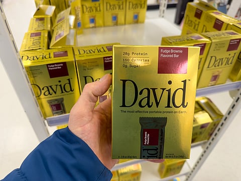 David Protein Bar Retail Packaging
