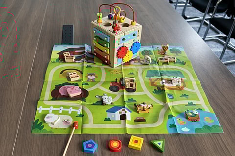 Enhanced photo of the recalled children's toy from ATOYUS