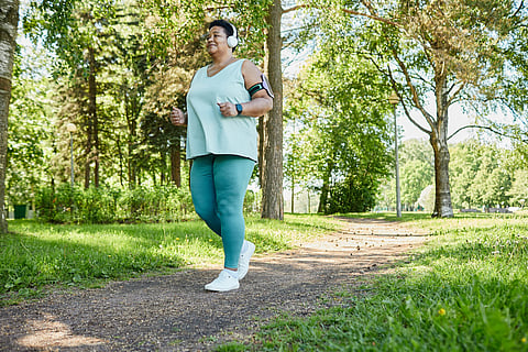Woman walking, physical activity, exercise
