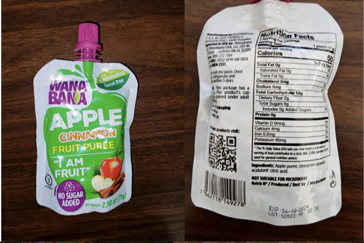 FDA Reports Shocking 2000x Lead in Applesauce; Major Recall and Health