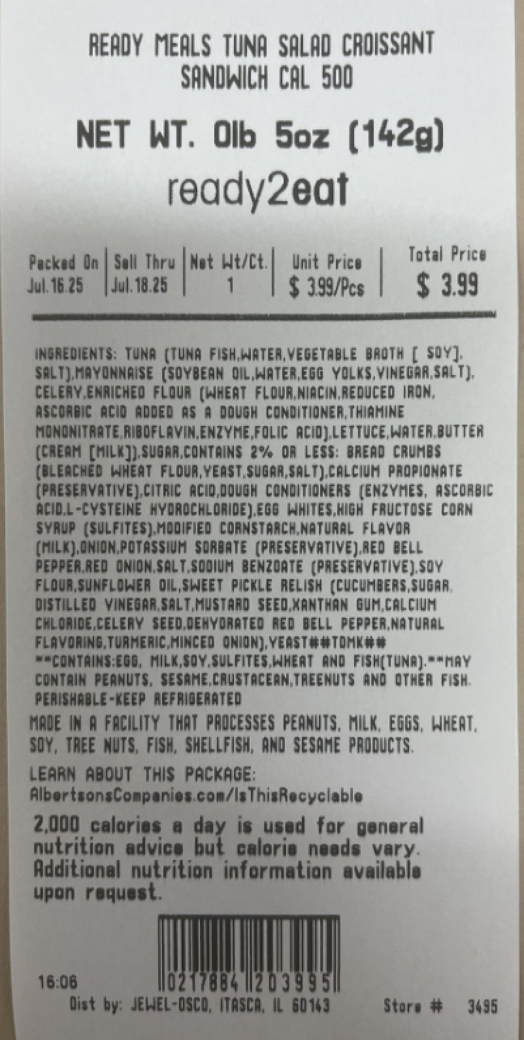 Tuna Recalled in Seven States Over Listeria Fears