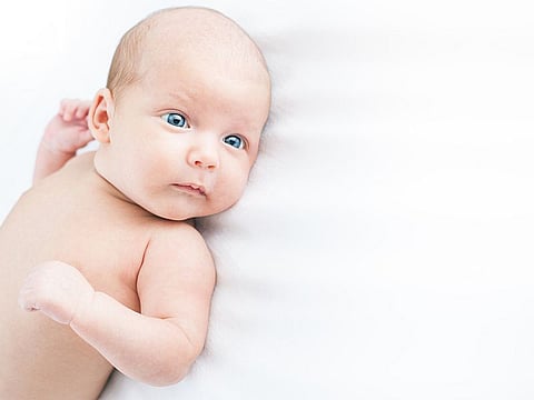 newborn baby one month age