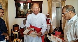 Cardinal Oswald Gracias pays courtesy call to Goa Governor; presented ...