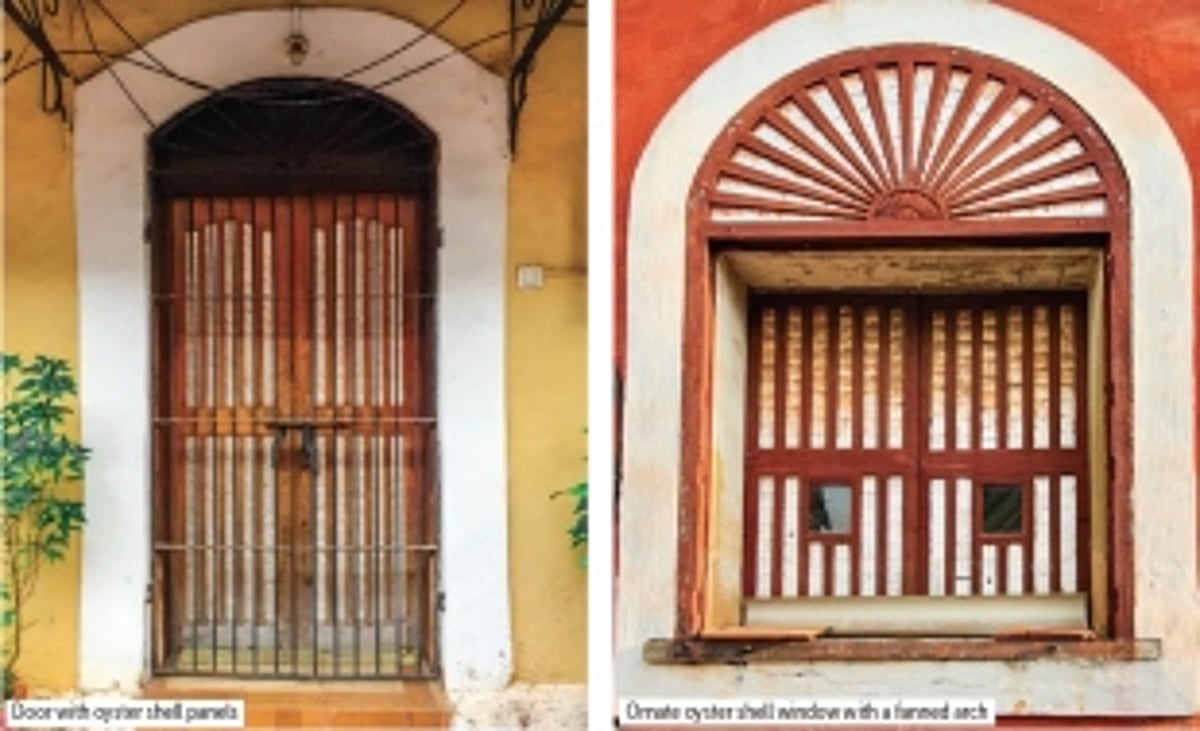 The glorious days of the ornate oyster shell windows