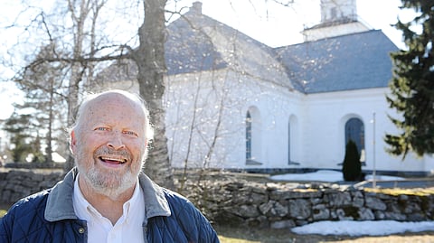 Kaarlelan kirkko Kokkolassa oli Peter Kankkosen pitkäaikainen "työmaa".