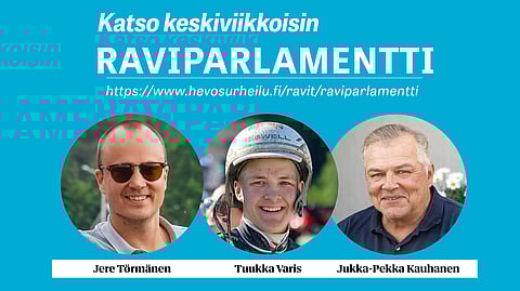 Ohjastajien puhallutussäännöt ja montén painorajat puhuttavat Raviparlamenttia