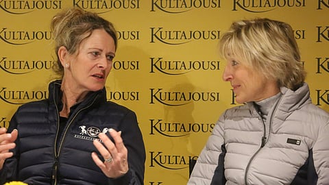 Piia Pantsu-Jönsson on yksi Ingrid Klimken klinikkaratsastajista. 