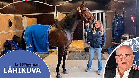 Kahden peräkkäisen voiton J.H.Oliver tallin käytävällä.