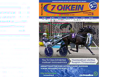 7 oikein -lehdessä julkaistaan kotimaan totoravien käsiohjelmasivut talviaikaan perjantaista keskiviikkoon sekä Ruotsin pääravien pääpelin kohdelähtöjen käsiohjelmasivut normaaliviikkoina torstaista maanantaihin. Tiistain ja keskiviikon käsiohjelmasivut Ruotsin pääpeliin tulevat ladattavaksi verkosta.