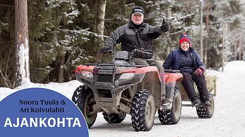 Nauru pidentää ikää. Ari Koivulahti ja Noora Tuula elävät tätä menoa 100-vuotiaiksi, ja arjessa huumorilla on iso merkitys jaksamisessa.