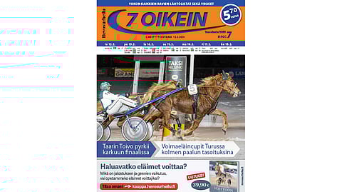 7 oikein -lehdessä julkaistaan kotimaan totoravien käsiohjelmasivut talviaikaan perjantaista keskiviikkoon sekä Ruotsin pääravien pääpelin kohdelähtöjen käsiohjelmasivut normaaliviikkoina torstaista maanantaihin. Tiistain ja keskiviikon käsiohjelmasivut Ruotsin pääpeliin tulevat ladattavaksi verkosta.