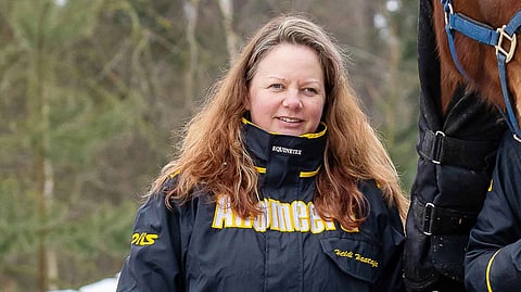Heidi Haatajan arki täyttyy hevosista.