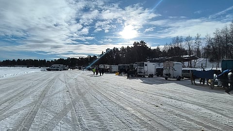 Iin jääravien yleisöennätys 2600 on peräisin 80-luvulta. Tänä vuonna sää suosi ja päästiin lähes 1000 maksaneeseen katsojaan.