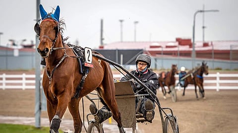 Ruuna Chalmar ja Saku Ankelo harjoitusraveissa.
