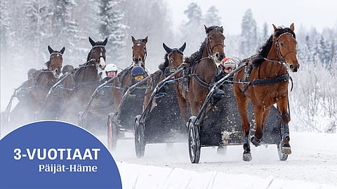 Tapio Perttunen valmentaa Orimattilassa seitsemää kolmivuotiasta.