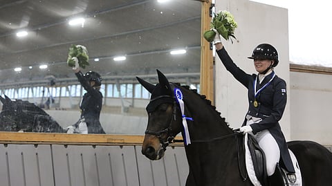 Venla Lahtinen ja Tempelhüter, nuorten hallimestarit 2026. 