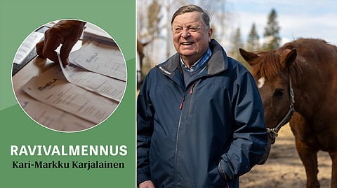 Kari-Markku Karjalainen on ennen tätä kevättä kasvattajana 198 suomenhevosessa.