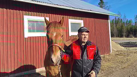 Vilho Harju viettää merkkipäiväänsä.