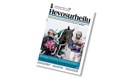 Tällä viikolla kansikuvahevonen on Seinäjoki Racen voittaja Borups Victory. 